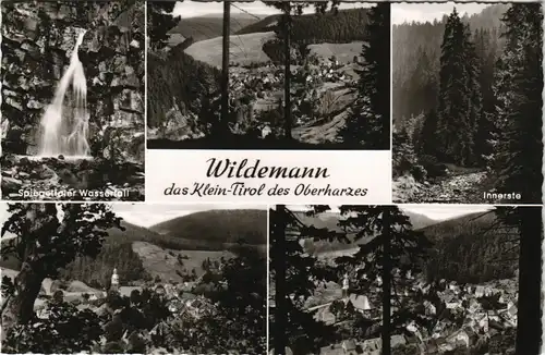 Wildemann (Innerstetal) Mehrbild-AK "Klein-Tirol des Oberharz" 1960