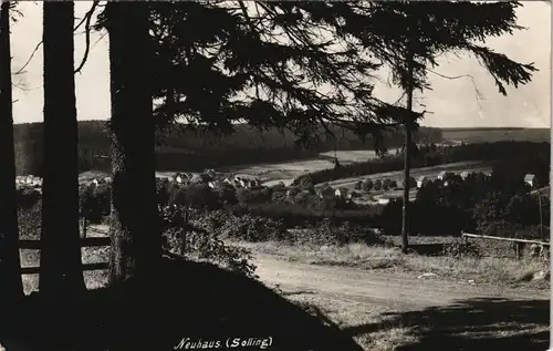 Ansichtskarte Neuhaus im Solling-Holzminden Ortsansicht Echtfoto-AK 1955