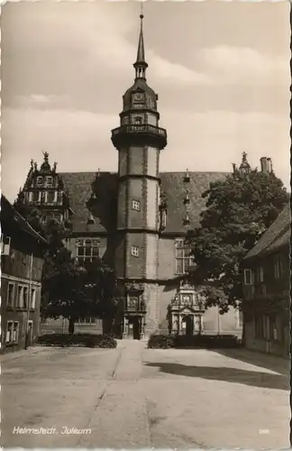 Ansichtskarte Helmstedt Strassen Partie am Juleum 1960