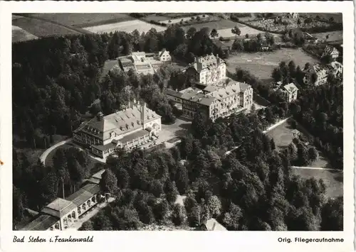 Ansichtskarte Bad Steben Luftbild Original Fliegeraufnahme 1955