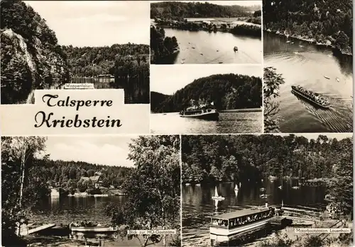 Lauenhain-Mittweida Talsperre Kriebstein DDR   Foto-Ansichten 1968