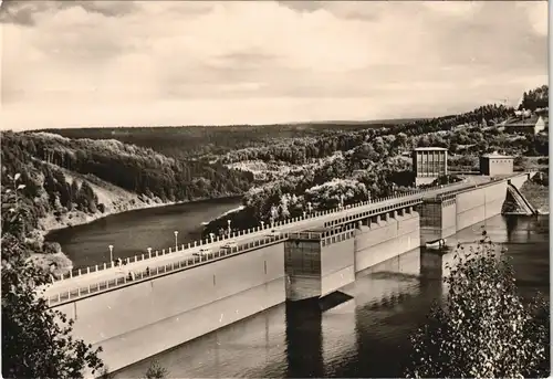 Ansichtskarte Oberharz am Brocken Rappbodetalsperre DDR Panorama Ansicht 1973