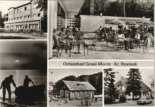 Graal-Müritz  Konsum-Gaststätte Waldperle, Fischer, Milchbar Seestern 1986
