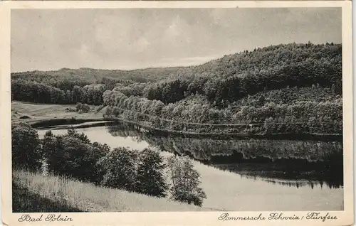 Bad Polzin Połczyn Zdrój Partie am Fünfsee Pommersche Schweiz 1924