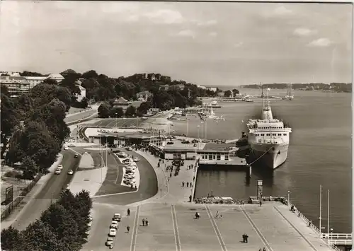 Ansichtskarte Kiel Hafen - Fährschoff Kronprinz Harald am Oslo Kai 1976