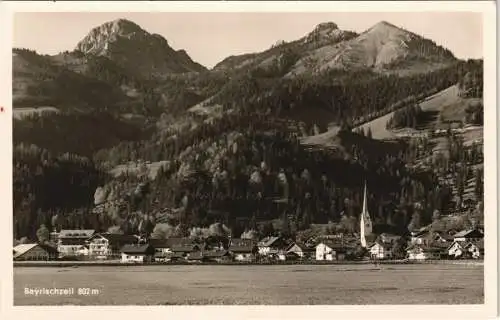 Ansichtskarte Bayrischzell Panorama-Ansicht 1950