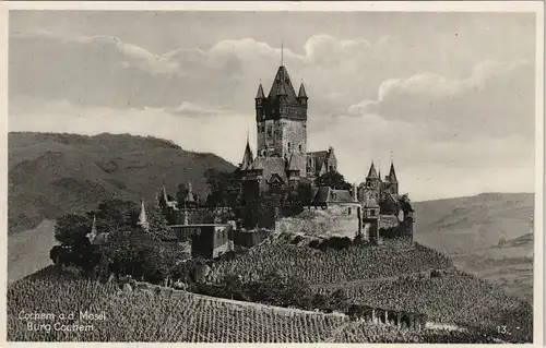 Ansichtskarte Cochem Kochem Reichsburg Cochem, Weinberge 1933