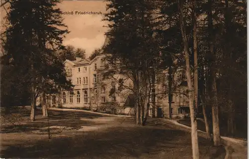 Ansichtskarte Friedrichsruh Schloss 1915