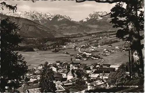 Reit im Winkl Panorama-Ansicht Totalansicht mit Blick zu Bergen 1958