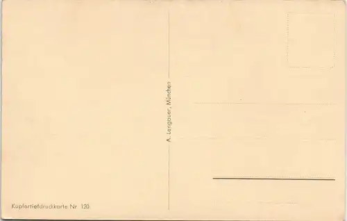 München Panorama-Ansicht mit Isar, Innenstadt und Gebirge Fernansicht 1920