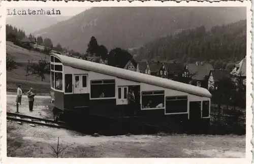 Lichtenhain/Bergbahn-Oberweißbach Oberweißbacher Bergbahn Berg-Bahn 1962