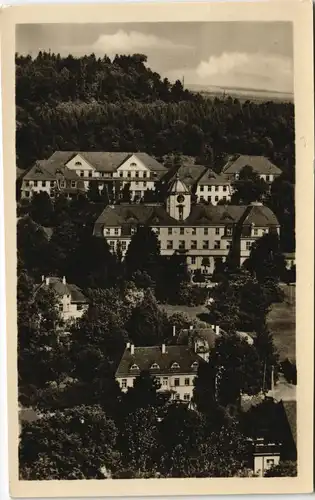 Bad Gottleuba-Berggießhübel Partie am Sanatorium der SVA, DDR Ansicht 1957/1955