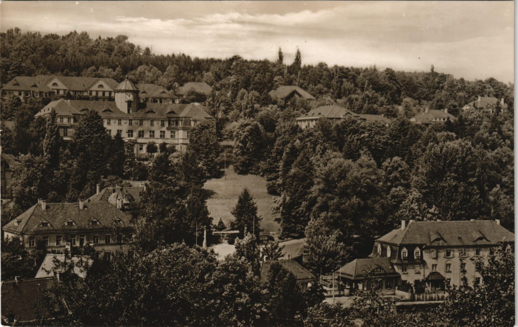 Bad Gottleuba-Berggießhübel Sanatorium DDR Panorama Ansicht 1961/1959 ...