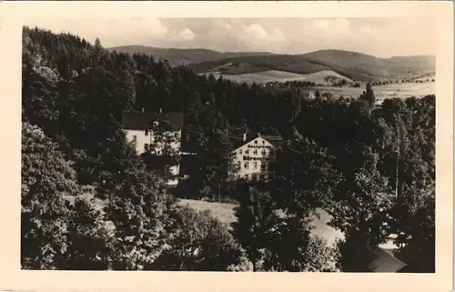Niederneuschönberg-Olbernhau Gast-u. Erholungsstätte Bärenstein Panorama  1965