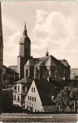 Annaberg-Buchholz St. Annenkirche (von der Turnergasse aus gesehen) 1963