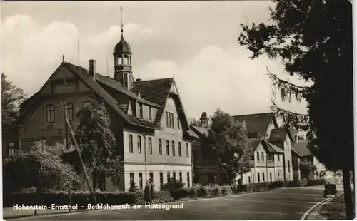 Hohenstein-Ernstthal Bethlehemstift Hüttengrund Strassen Partie DDR AK 1971/1970
