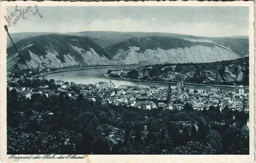 Ansichtskarte Boppard Blick auf die Stadt 1932