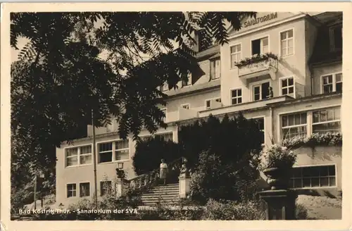 Ansichtskarte Bad Köstritz Sanatorium SVA 1955