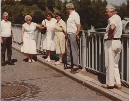 Rauschenbach-Neuhausen (Erzgebirge) Gruppenbild  Talsperre Rauschenbach 1983