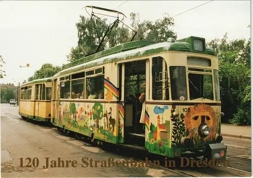 Dresden Tram Kinder-Straßenbahn Lottchen Einheitstriebwagen ET 57 1990