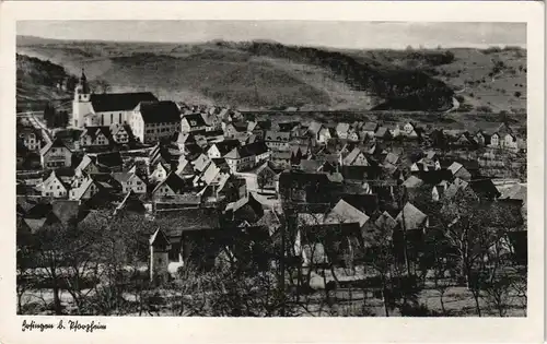 Ansichtskarte Baden-Baden Stadt bei Pforzheim 1932