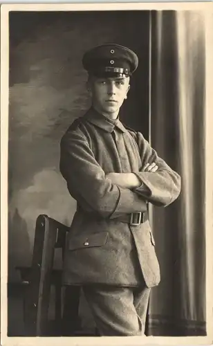 Militär/Propaganda 1.WK (Erster Weltkrieg) Soldat Porträt 1913 Privatfoto
