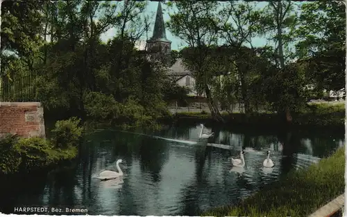 Ansichtskarte Harpstedt Stadtpartie 1963