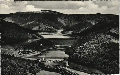 Ansichtskarte Bad Lauterberg im Harz Odertalsperre 1956