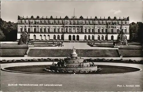 Ansichtskarte Chiemsee Herrenchiemsee / Herreninsel mit Schloss 1962