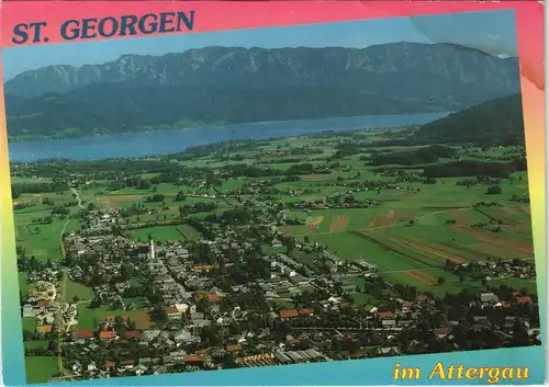 Ansichtskarte St. Georgen im Attergau Luftbild 1993
