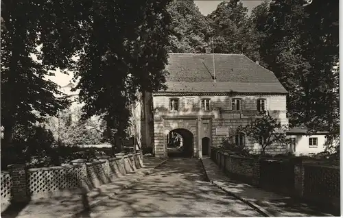 Ansichtskarte Mirow Partie am Torhaus 1968