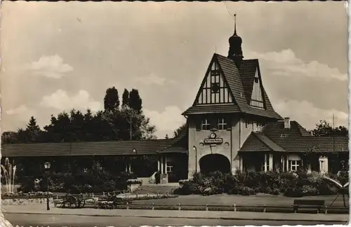 Ansichtskarte Bad Saarow Pieskow - Bahnhof 1958