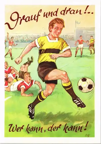 Ansichtskarte  Drauf und dran!.. Wer kann der kann! 1980