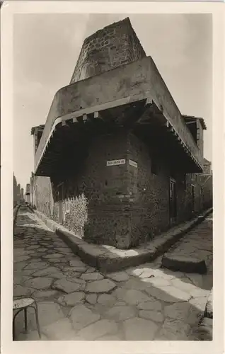 Cartoline Pompei POMPEI - Scavi Lupanare con balcone 1940