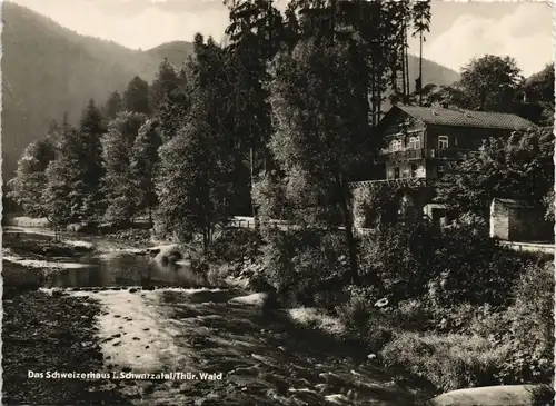 Ansichtskarte Schwarzburg Schweizerhaus-Schwarzatal 1959