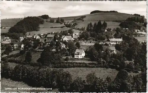 Ansichtskarte Nordenau-Schmallenberg Blick auf die Stadt 1968