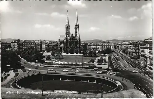 Ansichtskarte Wien Schottenringpassage Votivkirche 1963