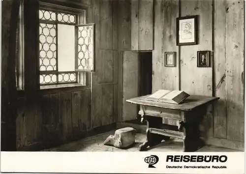 Ansichtskarte Eisenach Lutherstube auf der Wartburg 1966