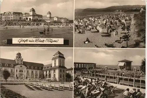 Ansichtskarte Binz (Rügen) Stadtteilansichten 1971