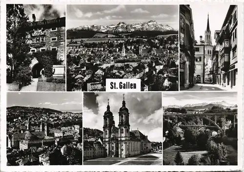 St. Gallen San Gallo / Sogn Gagl / St-Gall  Stadtteilansichten 1960