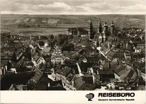 Ansichtskarte Naumburg (Saale) Panorama-Ansicht DDR-Zeit 1966