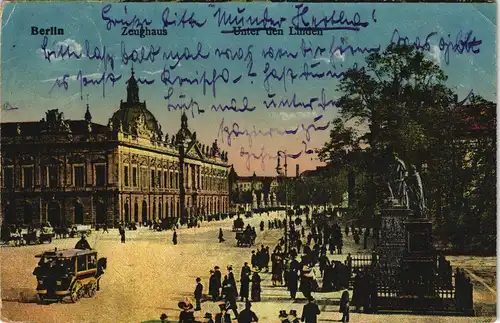Ansichtskarte Mitte-Berlin Unter den Linden - Zeughaus 1925