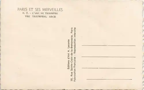 CPA Paris Arc de Triomphe du Carrousel Place du Carrousel 1940