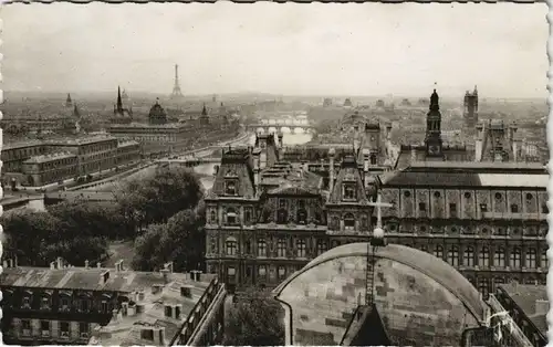 Paris PANORAMA SUR LES SEPT PONTS VIEW ON THE SEVEN BRIDGES 1940