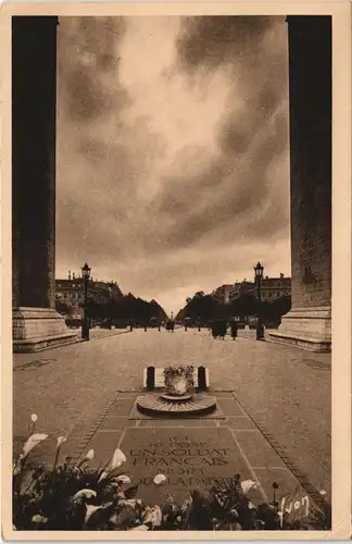 CPA Paris Tombeau du Soldat Inconnu Grab unbekannter Soldat 1930