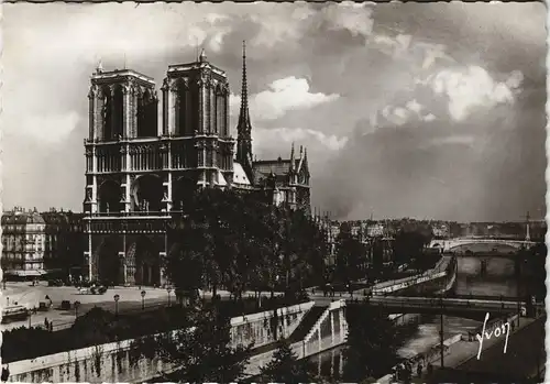 CPA Paris Kathedrale Notre-Dame de Paris 1950