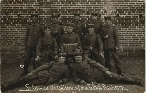 Bitsch Bitche So leben die Westfäbinger Lothringen Lorraine 1914 Privatfoto