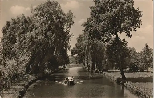 Ansichtskarte Groß Köris Kanal Partie DDR Ansicht 1963