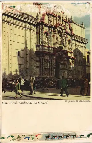 Postcard Lima LIMA-PERU AV. IQUITOS 212 1960