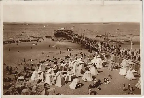 Arcachon Arcaishon Panorama Strand La Plage Seebrücke, Cote D`Argent 1920